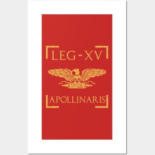 Legio XV Apollinaris SPQR Eagle Emblem Roman Legion Posters and Art